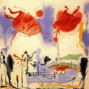 ヘレン・フランケンターラーの往復旅行 1957 Oil Paintings
